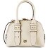  Bowling Bag Handtasche Leder 21 cm Variante bianco gold