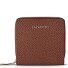  Bologna Leather Medium Zip-Around Geldbörse Leder 10 cm Variante brown
