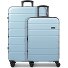  Miami 4 Rollen Kofferset 2-teilig mit Dehnfalte Variante light blue