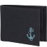  New Cryptan Geldbörse RFID Schutz 8.5 cm Variante schwarz-freedom anchor cyan