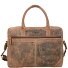  Vintage Aktentasche Leder 41 cm Laptopfach Variante nut brown