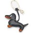  Schlüsselanhänger Leder 14 cm Variante black