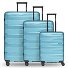  Travel 4-Rollen Kofferset 3-tlg. mit Dehnfalte Variante glacier blue metallic
