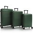  Zen 4 Rollen Kofferset 3-teilig mit Dehnfalte Variante green