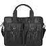  Aktentasche Leder 40 cm Laptopfach Variante schwarz