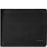  Leather Essentials QF Geldbörse RFID Leder 12 cm ausklappbar Variante all black