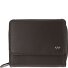  Polo Geldbörse RFID Schutz Leder 11.5 cm Variante dunkelbraun