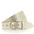  Gürtel Leder Variante platinum gold | 85 cm