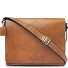  Mark Aktentaschen Messenger RFID Schutz Leder 39 cm Laptopfach Variante light brown