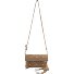  Endless Beads Clutch Tasche Leder 28 cm Variante taupe