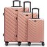  Essentials 07 3-SET 4 Rollen Kofferset 3-teilig Variante rose 3