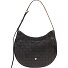  Hispani Schultertasche Leder 32 cm Variante black rose