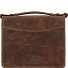  Vintage Ringmappe Leder 34 cm Variante braun