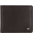  Polo Geldbörse RFID Schutz Leder 12 cm Variante dunkelbraun