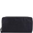  Geldbörse Leder 19.5 cm Variante navy