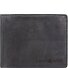  Vintage Washed Geldbörse Leder 13 cm Variante anthrazite