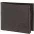  Leather Geldbörse RFID Schutz Leder 12 cm Variante braun-lizard
