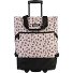  Wheel "Print" Einkaufstrolley 50 cm Variante beige-rosa