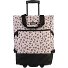  Wheel "Print" Einkaufstrolley 50 cm Variante beige-rosa