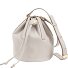  Filicudi Beuteltasche Leder 14 cm Variante pearl grey