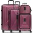  Essentials14 4-Rollen Kofferset Beautycase 4tlg mit Dehnfalte Laptopfach Variante aubergine metallic