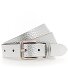  Gürtel Variante silber metallic | 80 cm