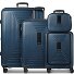  Essentials14 4-Rollen Kofferset Beautycase 4tlg mit Dehnfalte Laptopfach Variante dark blue metallic
