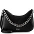  Jenna Schultertasche Leder 23 cm Variante black-silver
