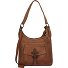  Urban Poets Cameron Schultertasche Leder 24 cm Variante charming cognac