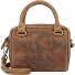  Vintage Mini Bag Handtasche Leder 18 cm Variante brown