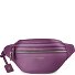  Bologna Leather Double-Zip Gürteltasche Crossbody Leder 25 cm Variante purple