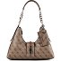  Yvonne Schultertasche 33 cm Variante latte logo