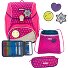  Alpha Neon Safety Schulranzen-Set 4-teilig Variante pink glow