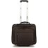  2 Rollen Businesstrolley 38 cm Laptopfach Variante braun