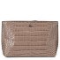 Top Clutch Tasche Leder 28 cm Variante taupe brown