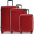  Logic Pro 4 Rollen Kofferset 3-teilig mit Dehnfalte Variante deep red metallic