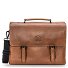  Nashville Aktentasche XXL 3 Fächer Leder 39 cm Variante mid brown