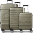  Seattle 4 Rollen Kofferset 3-teilig Variante dark-olive