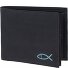  New Cryptan Geldbörse RFID Schutz 12 cm Variante schwarz-freedom fish cyan