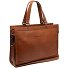  Manly Schultertasche Leder 40 cm Laptopfach Variante cognac
