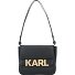  Letters Umhängetasche Leder 24 cm Variante black
