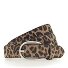 Gürtel Leder Variante taupe-dark brown | 110 cm